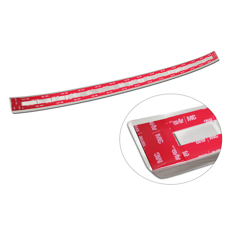 Stainless Steel Rear bumper protector  Audi A3 (8Y) Sportback 2020- 'Ribs'