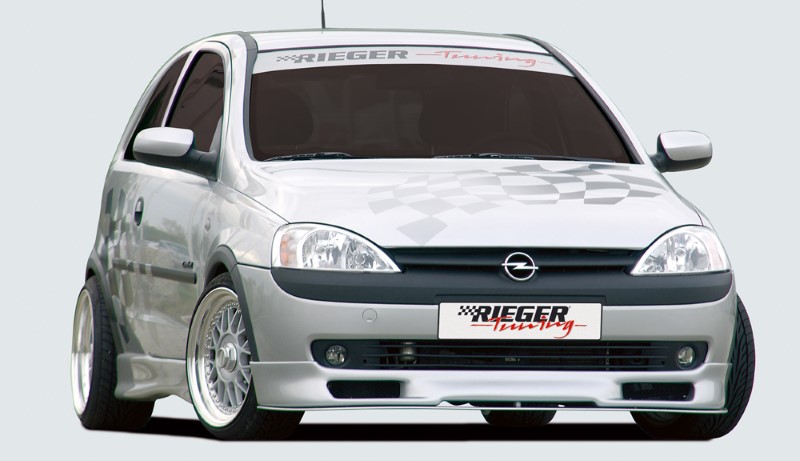 Spoilerzwaard voor Voorspoilerlip Opel Corsa C Rechte versie Rie
