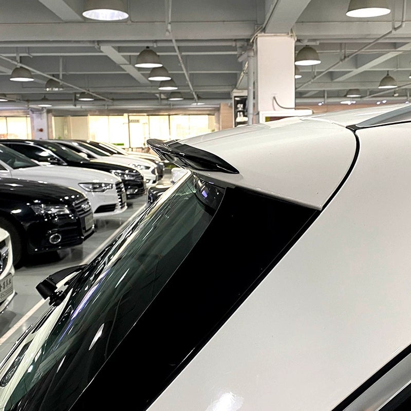 Roof spoiler (Spoiler Cap)  Mercedes C-Class W205 Kombi 2014-2021 (ABS Glossy Black)