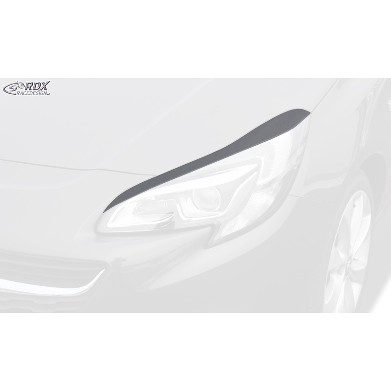 Koplampspoilers  Opel Corsa E 2014- (ABS)