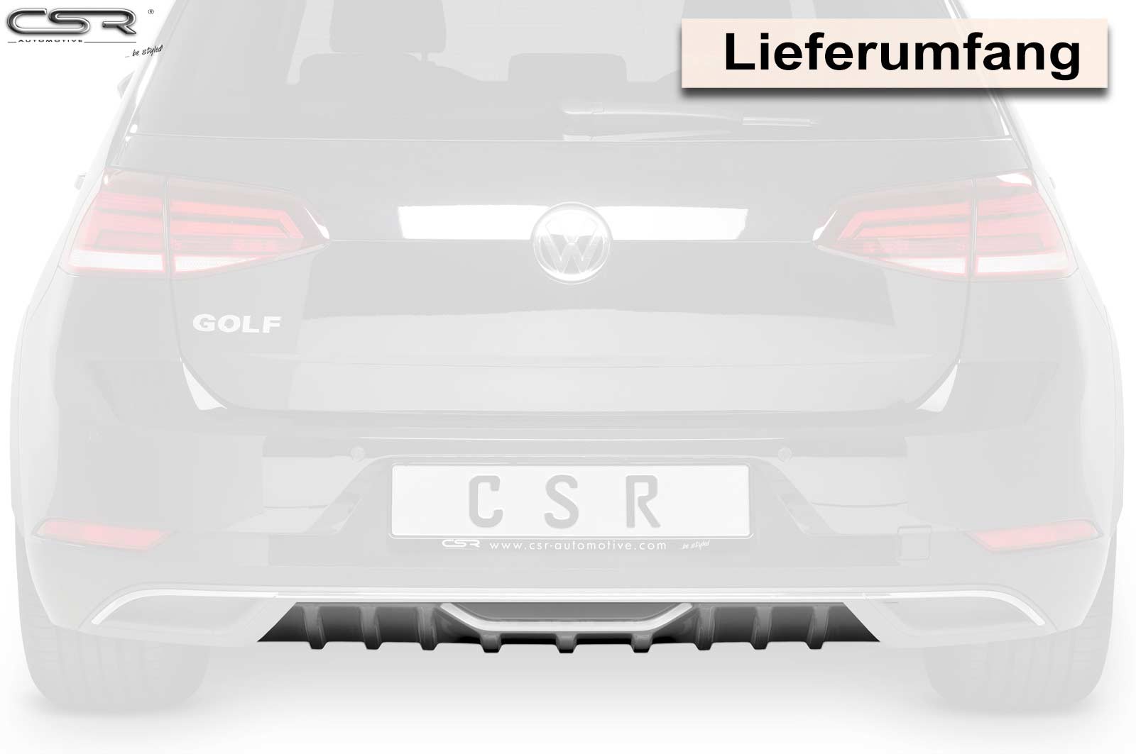 Diffuser Volkswagen Golf 7 FL CSR