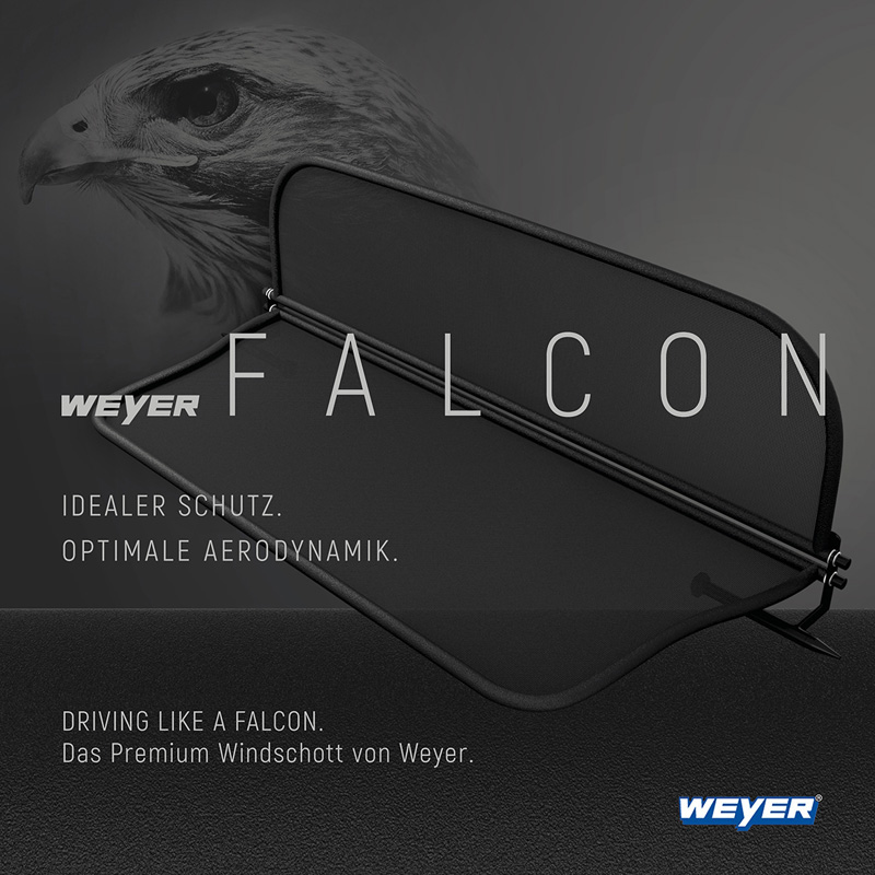 Weyer Falcon Premium Wind Deflector  Mercedes S-Class Convertible (A217) 2016- Type XL