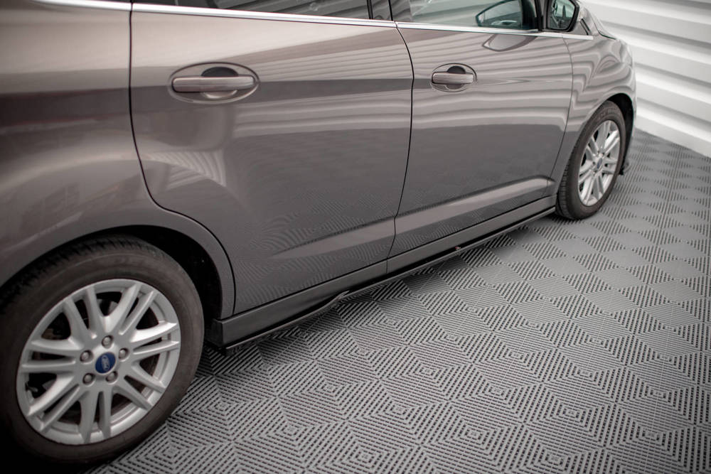 Zijskirts Ford C-Max MK2 Maxton Glans Zwart