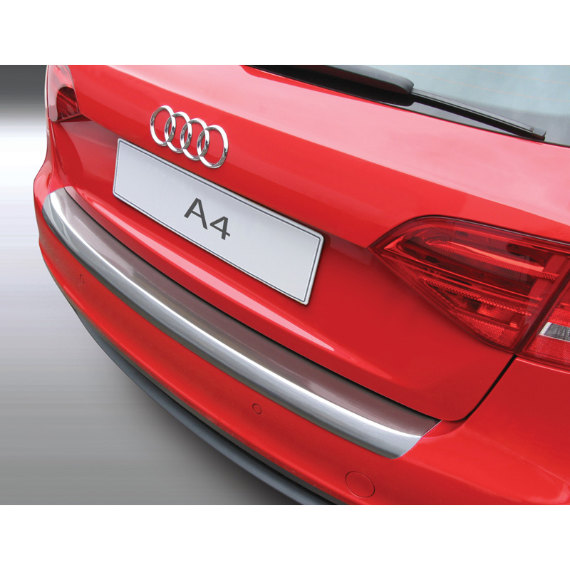 ABS Rear bumper protector  Audi A4 Avant 2008-2012 Silver