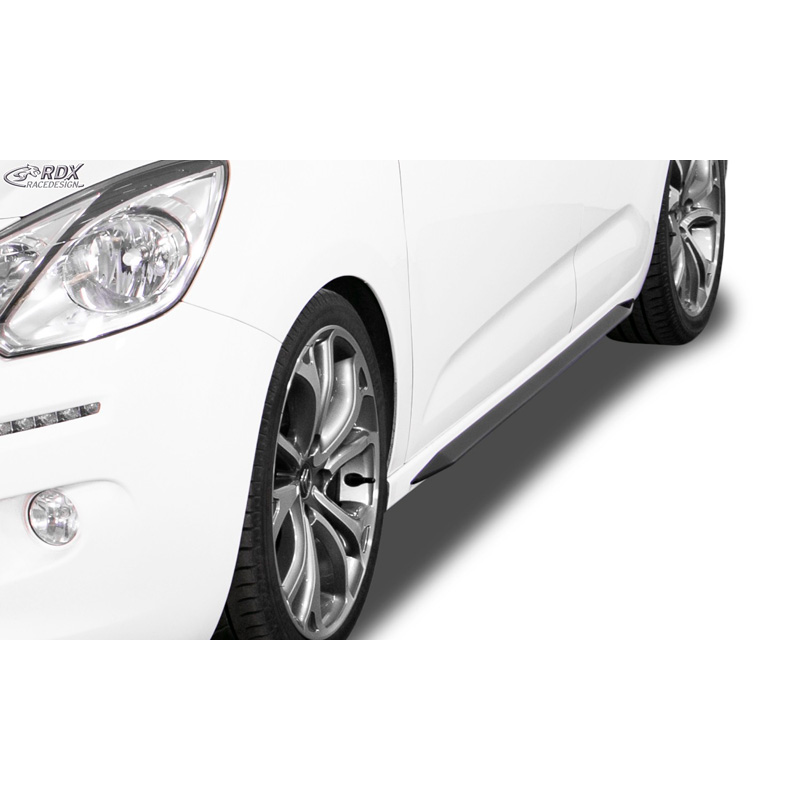 Side skirts 'Slim'  Citroën C3 2009-2016 (ABS glossy black)