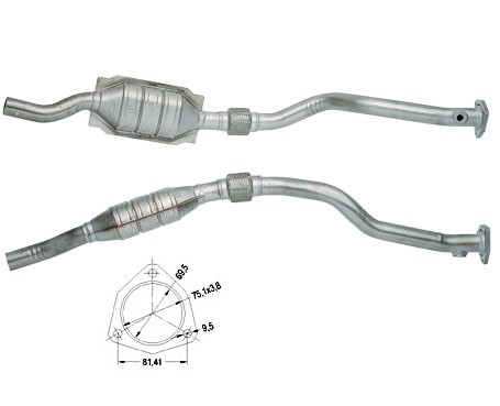 Audi A6 Quattro 2.8 V6 2771 cc 142 Kw / 193 cv ACK Magnaflow CAT