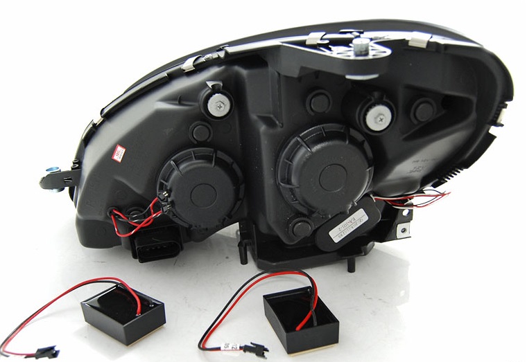 Headlights Mercedes W204 2011-.. Xenon look DRL