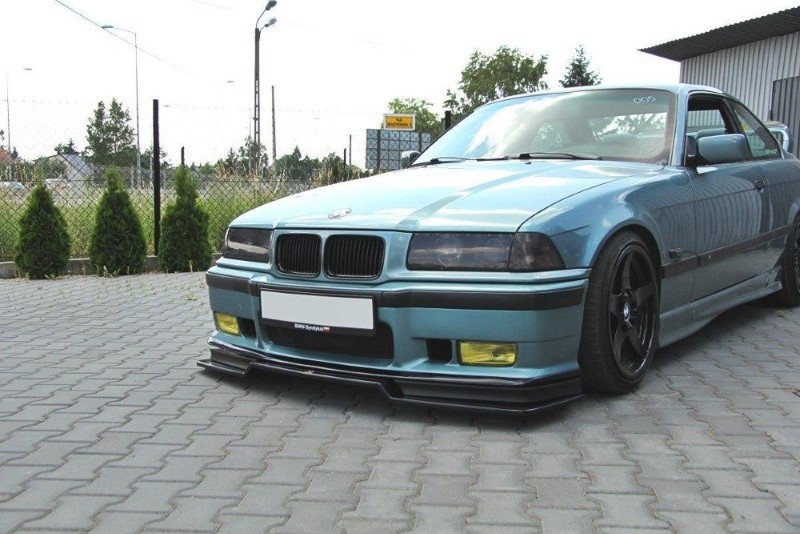 Voorspoiler BMW M3 E36 V.2 Glanzend Zwart