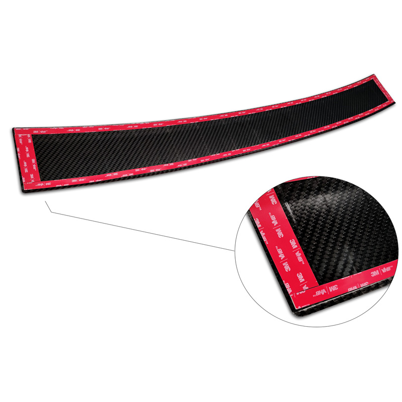 Real 3D Carbon Rear bumper protector  Peugeot Traveller 2016- 'Ribs'