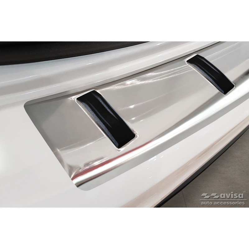 Stainless Steel Rear bumper protector  Volvo V60 2010-2018 & V60 Cross country 2015-2018 'STRONG EDITION'