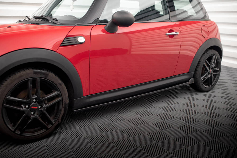 Zijskirts Mini One R56 2006 - 2010 Maxton Glans Zwart