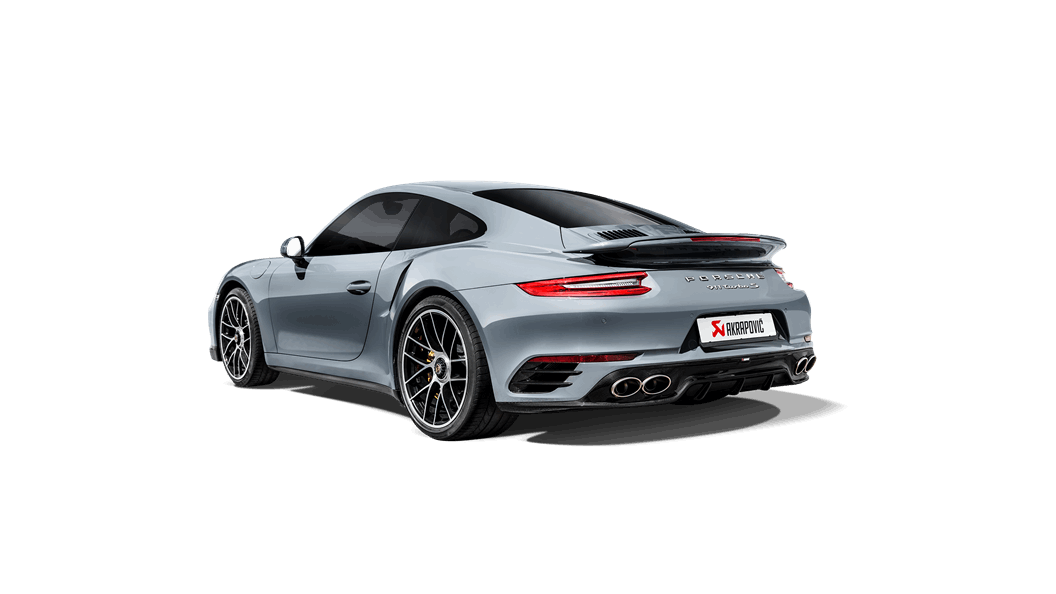 Akrapovic Porsche 911 Turbo / Turbo S (991.2) Link Pipe Set With Racecats