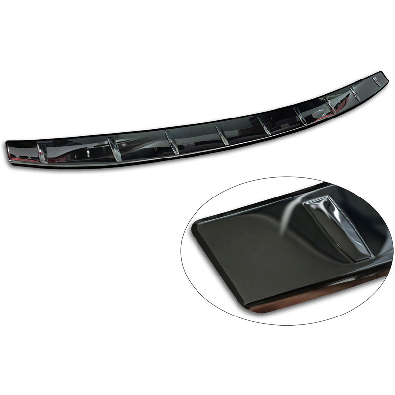 Avisa Stainless Steel Rear Bumper Protector  Volvo EX90 2022- - High Gloss Black