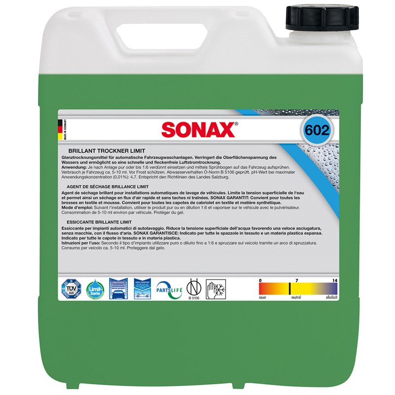 Sonax 602.600 Limit briljant dryer 10-Litre