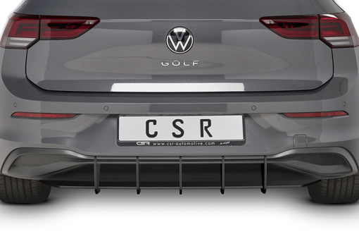 Diffuser Volkswagen Golf 8 CSR Racing Mat Zwart