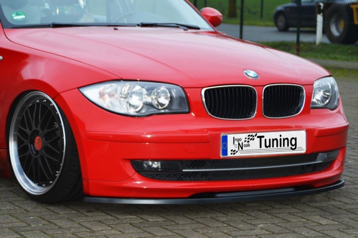 Voorspoiler lip BMW 1-Serie E81 87 facelift 2007-.