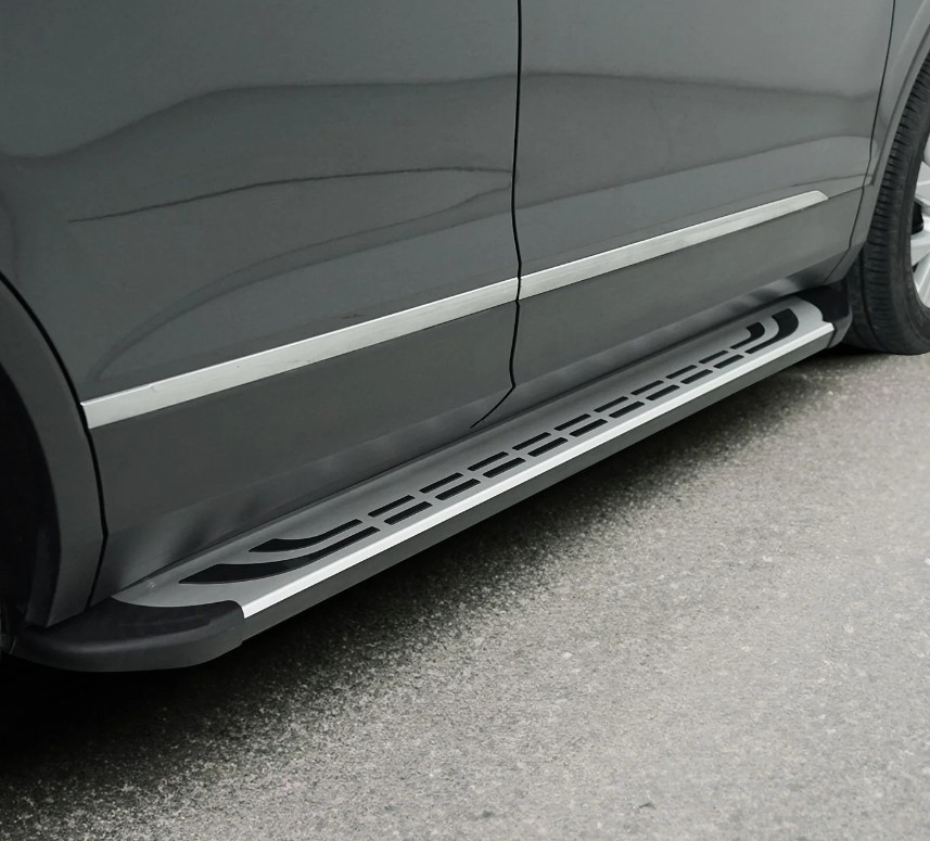 Treeplanken voor Jeep Grand Cherokee 11-21 aluminium zwart