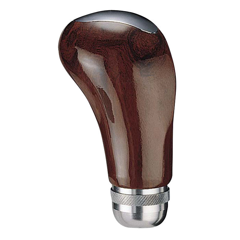 Universele pookknop - hout/aluminium top