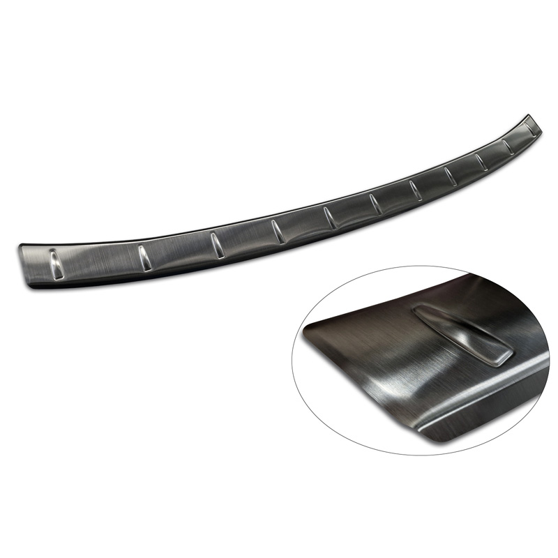 Zwart RVS Achterbumperprotector  Skoda Kodiaq II (PS7) 2024- 'Ribs'