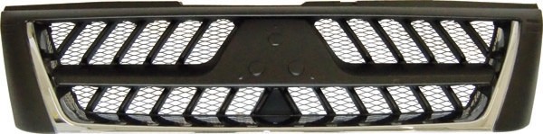 Grill PAJERO 03-06 Chroom-ZWART