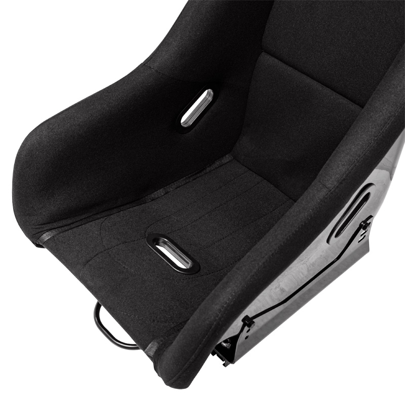 Sportstoel 'FS' - Zwart - Vaste polyester rugleuning - incl. sledes