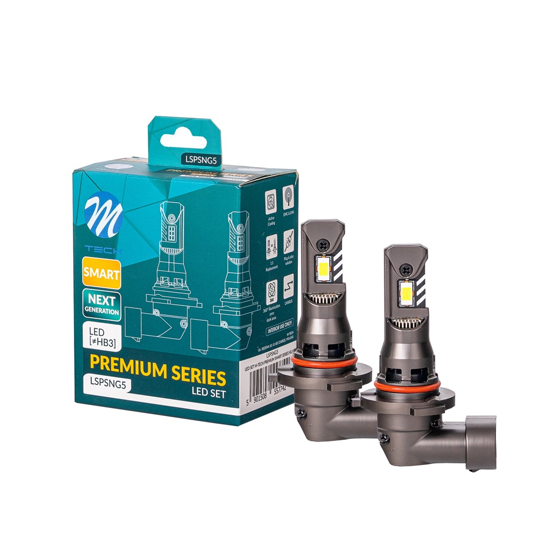 HB3 LED Lamps M-TECH Premium Smart Series Canbus Kopiëren