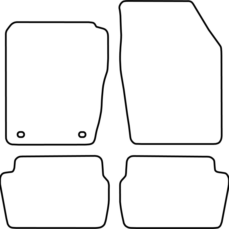 Set velour car mats  Toyota Starlet 1990-1996