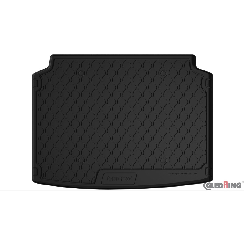 Rubbasol (Rubber) Trunk mat  Peugeot 308 HB 5-doors 2013-2021