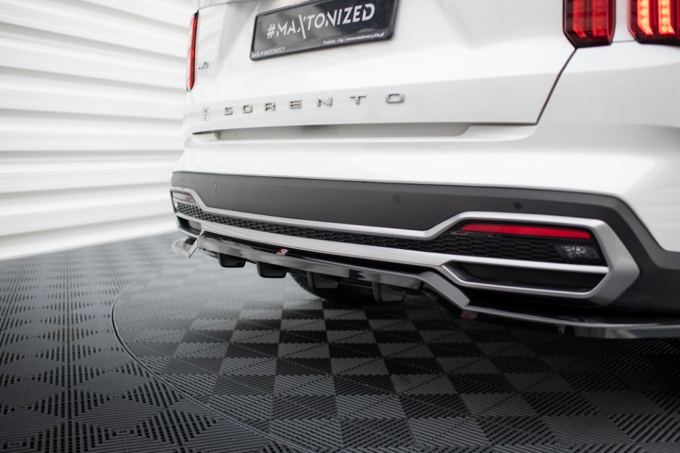 Achter Splitter Kia Sorento Mk4 2020-.. Glans Zwart