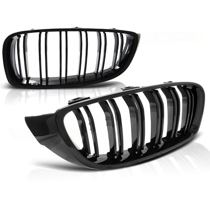 Grill Nieren BMW 4-Serie F32/F33/F36 Glans Zwart