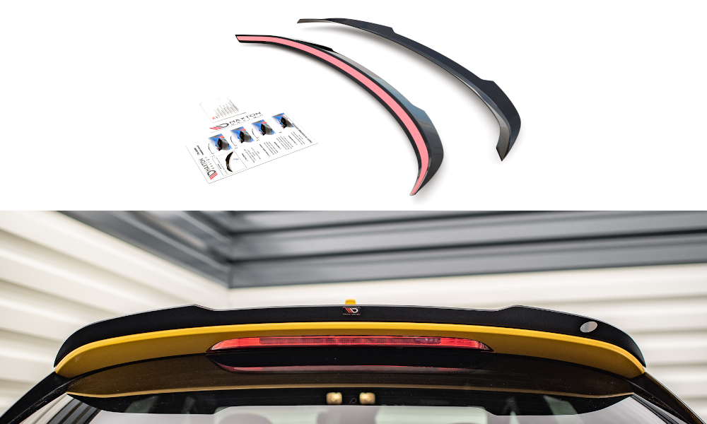 Spoiler KIA XCeed MK1 Glanzend zwart
