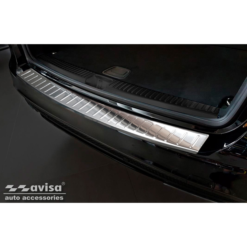 RVS Achterbumperprotector  Mercedes C-Klasse W205 Kombi 2014-2021 'Ribs'