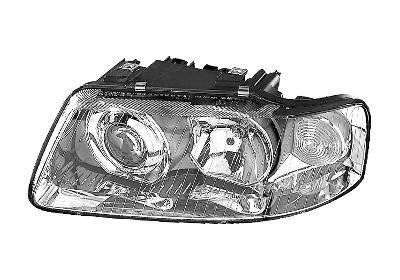 koplamp, Hella, H1+H7, elektr verstelb, rechts, 10/2000-Audi A3,