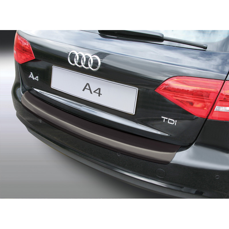 ABS Rear bumper protector  Audi A4 Avant 2012-2015 (excl. S4) Black