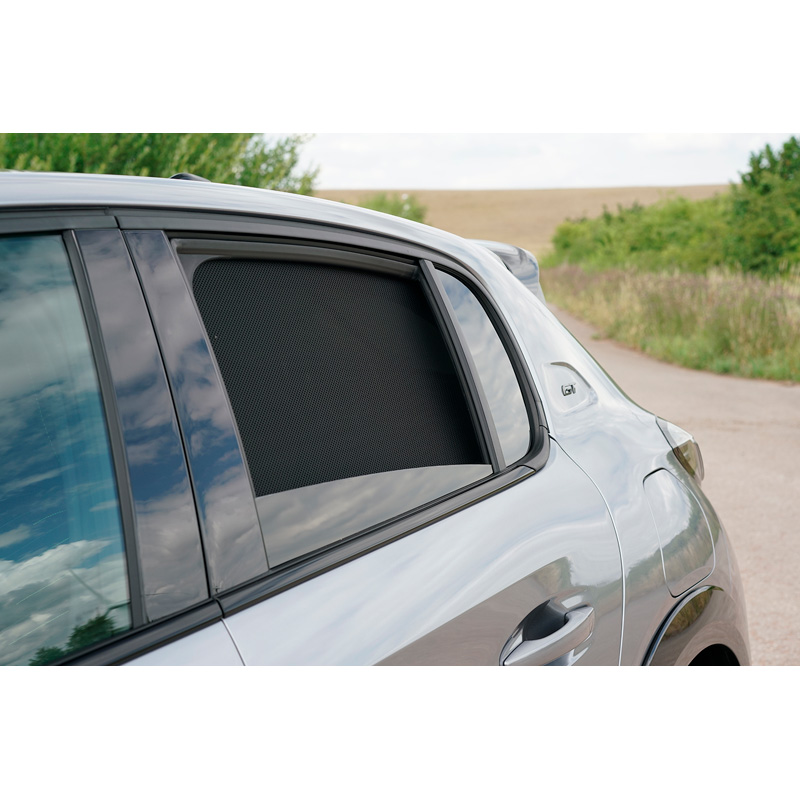 Set Car Shades (rear side doors)  Peugeot 208 II 2019- incl. e-208 (2-pieces)
