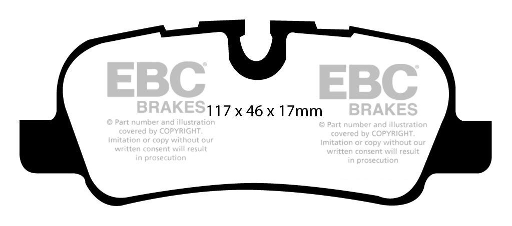 EBC Brakes LAND ROVER Discovery 3.0 Twin TD 2009-.. Remblokken a