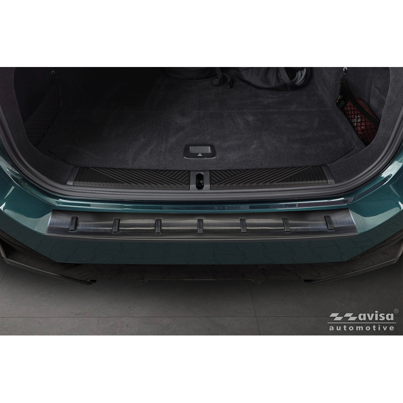 Avisa Zwart RVS Achterbumperprotector  BMW 5 Serie Touring (G61) 2024- incl. M-Sport 'STRONG EDITION'