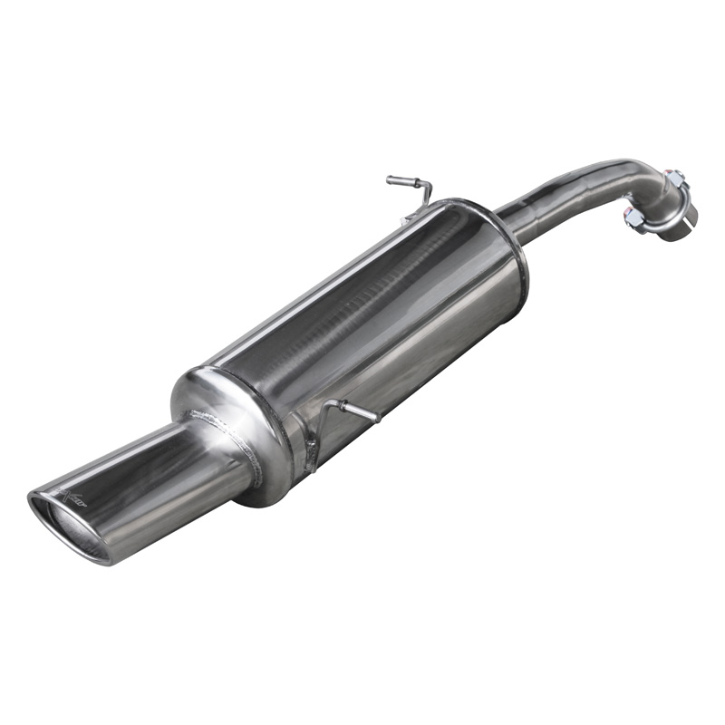 100% Inox Sport Exhaust  Ford Fiësta VII 1.6ST (182HP) 2013- Ø54mm 120x80mm