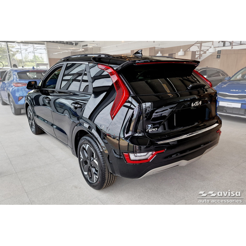 Stainless Steel Rear bumper protector  Kia Niro II Hybrid & Niro II EV (SG2) 2022- 'Ribs'