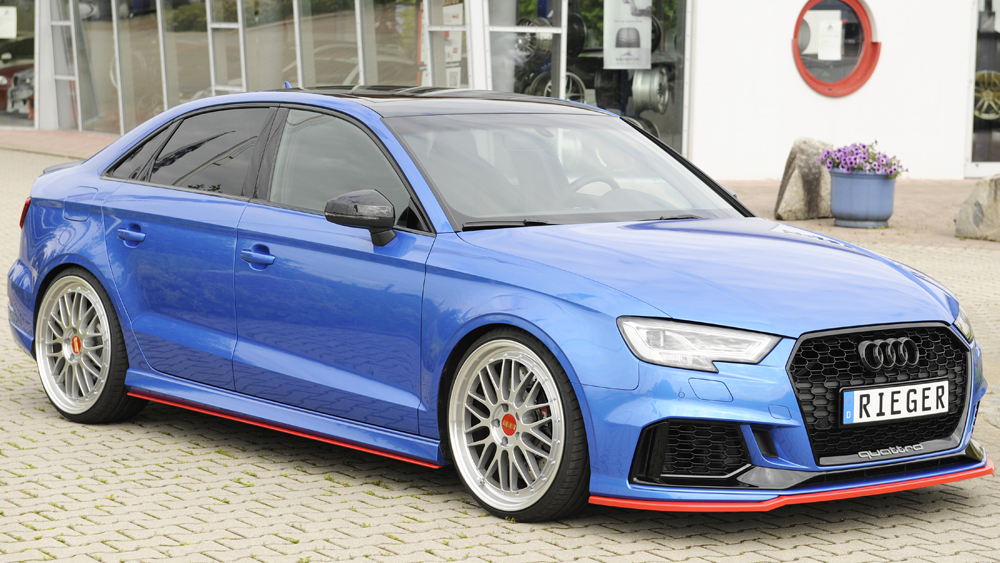 Zijskirts Rieger Audi A3 8V Sedan S-line