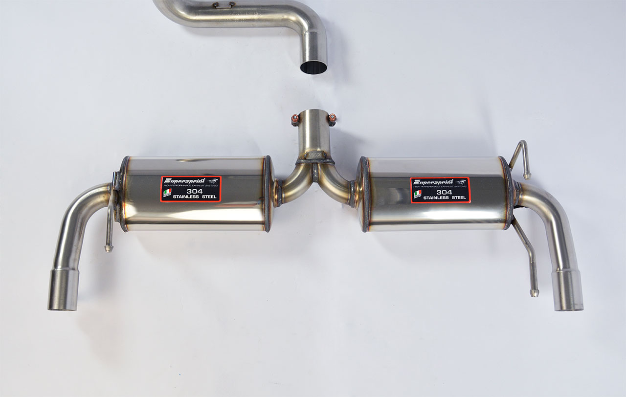 695 ABARTH 1.4T "Edizione Maserati" (180 Hp) 2012 Rear exhaust Right - Left