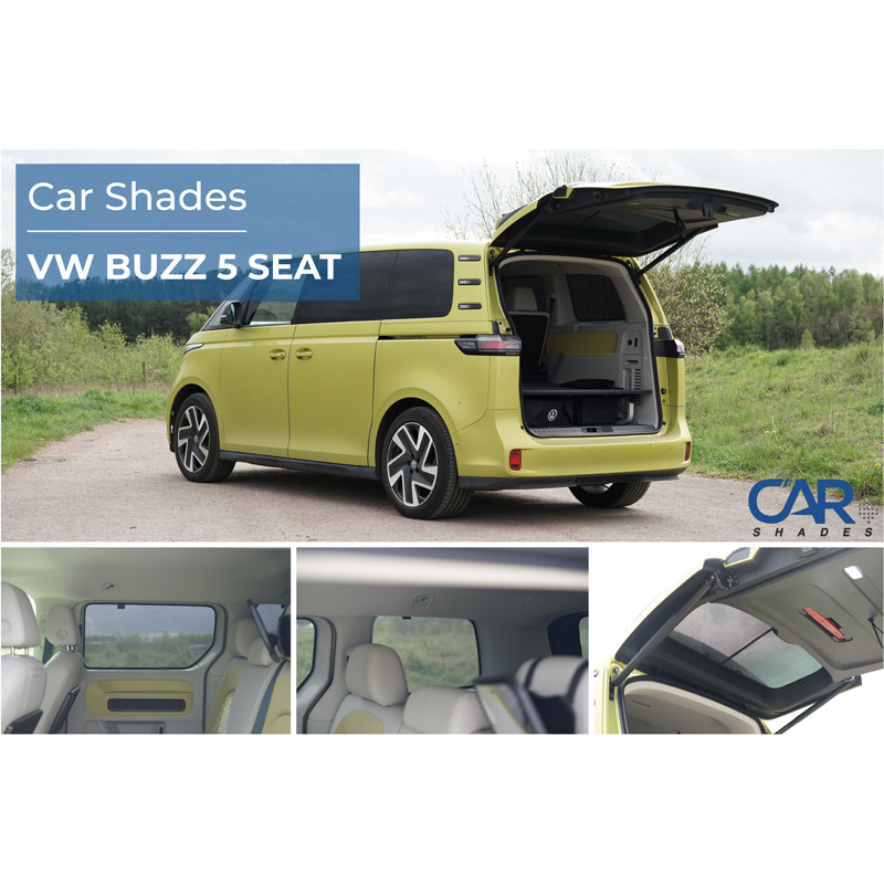 Set Car Shades  Volkswagen ID.Buzz (Bus) 2022- (Short wheel base without sliding windows) (6-pieces)