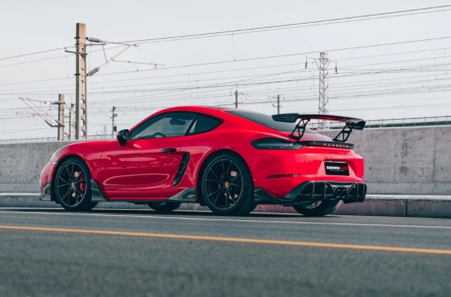 Porsche 718 Cayman/Boxster BKSS Style Carbon Fiber Diffuser 2017-2021