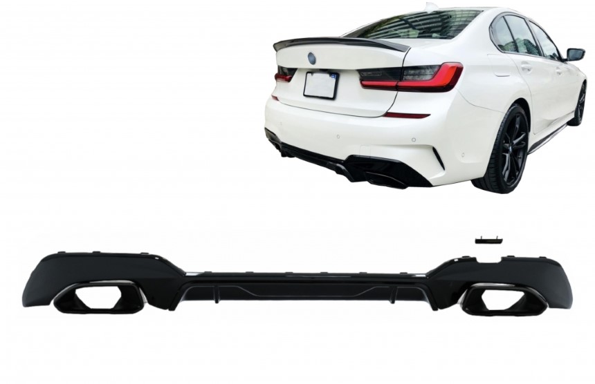 Diffusor BMW 3 Serie G20 / G21 / G28 340i Look Duplex incl Sierstukken