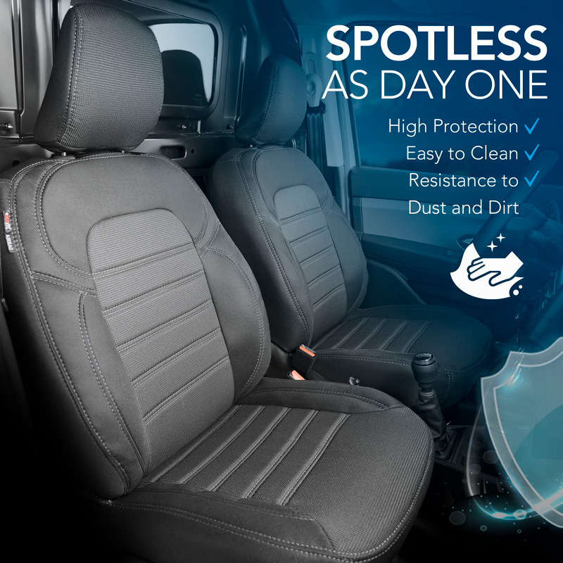 Original Design Textile seat covers 1+1  Ford Transit Connect 2019-
