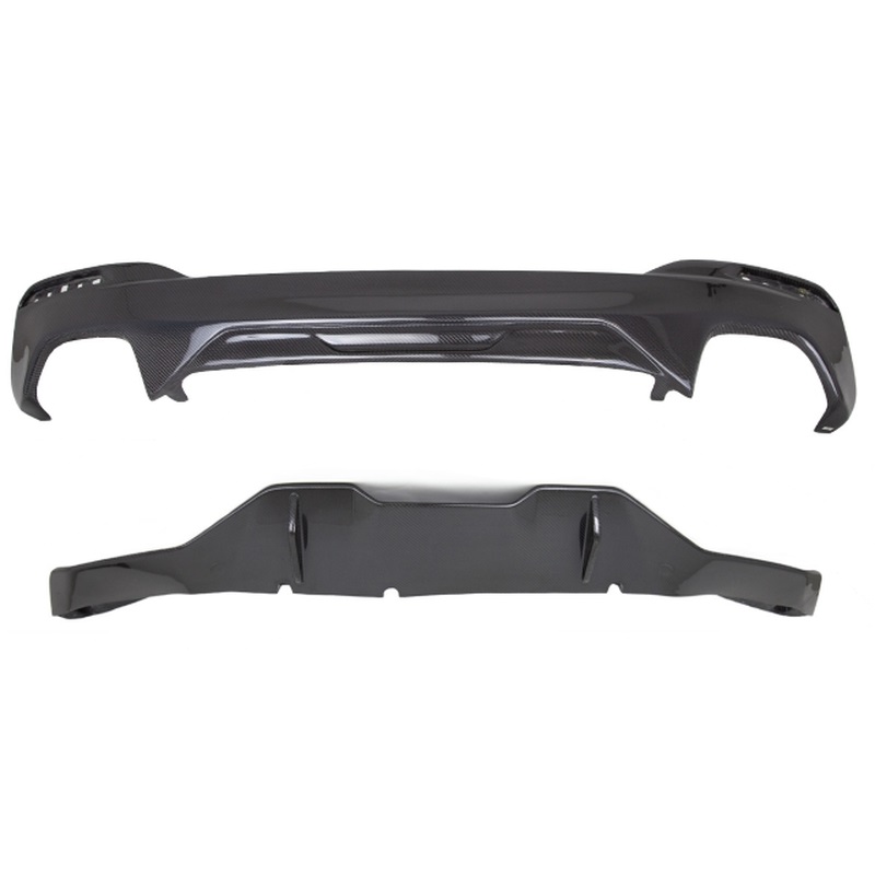 Diffusor BMW G30 Sport-Performance Design 17- Echt Carbon