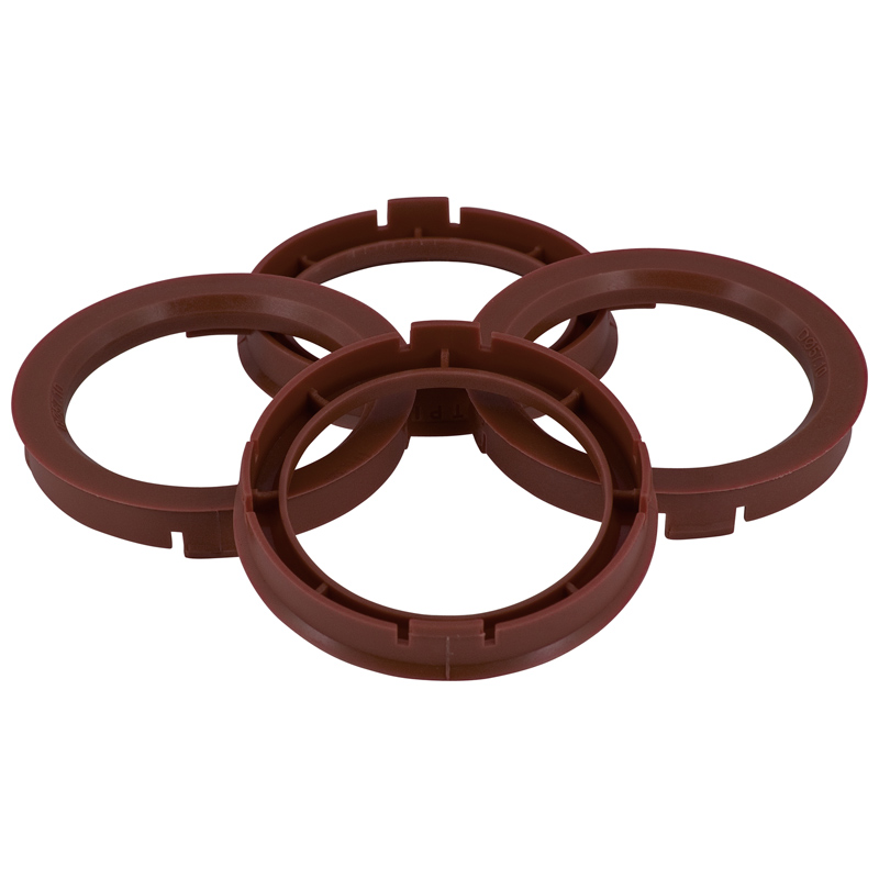 Set TPI Hub Centric Rings - 74.1->63.4mm - Brown