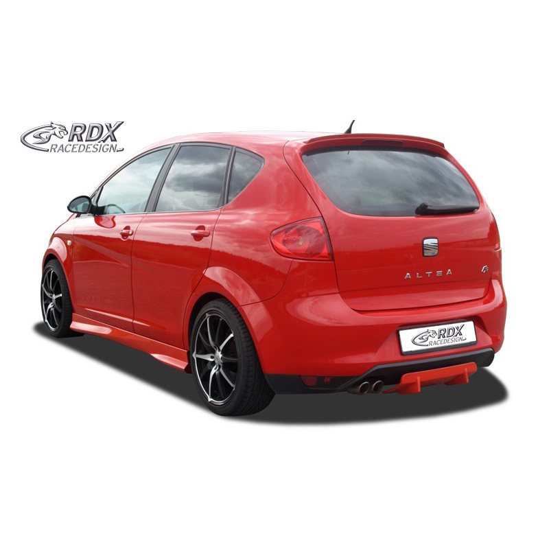 Rear bumper skirt 'Diffusor U-Diff'  Seat Altea (5P) incl. FR & XL 2004- (PU)