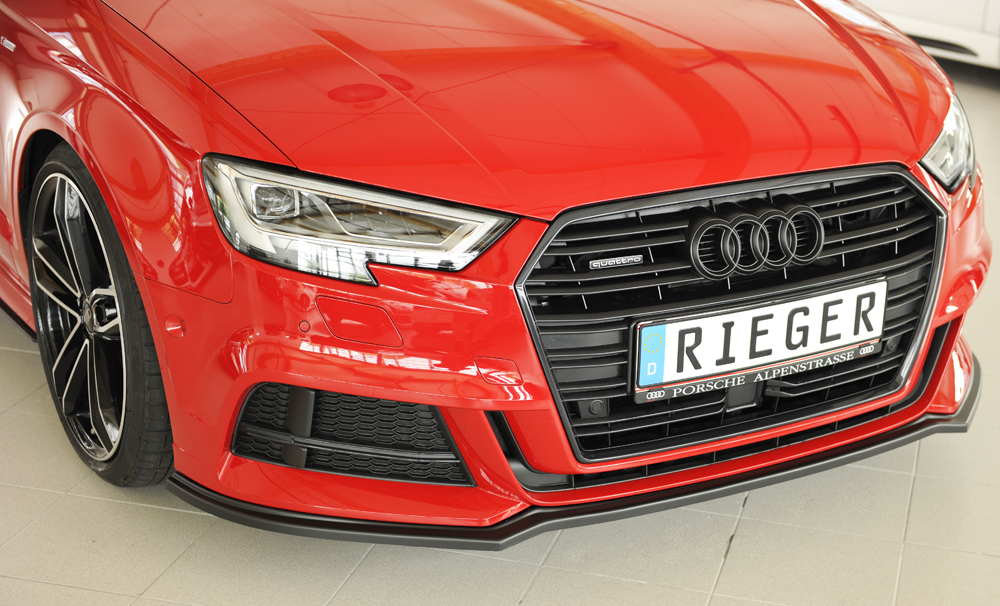 Voorspoiler Audi A3 8V S-line Rieger