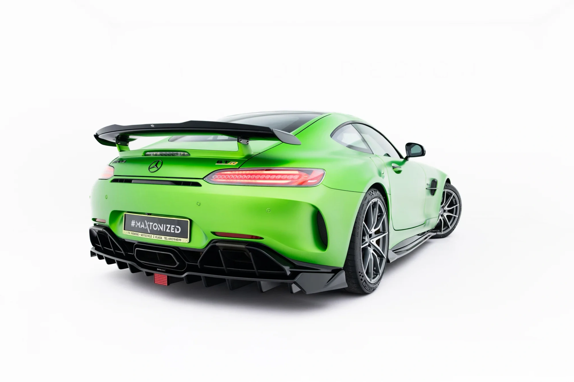 Spoiler Cap Mercedes-AMG GT R C190 Facelift Glans Zwart